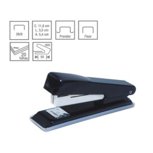 Grampeador Pequeno 26/6 20fls Plus Line - CIS