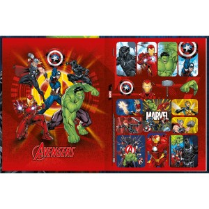Caderno Brochura Universitário Capa Dura Vingadores 80 folhas - Tilibra