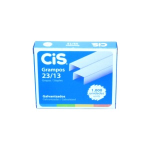 Grampos para Grampeador 23/13 Galvanizados - 1000 Unidades - Cis