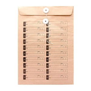 Envelope Vai-Vem Kraft 250x353mm Kit com 50 unidades - Scrity