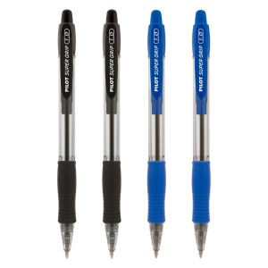 Caneta Esferográfica Super Grip 1.0mm Retrátil Kit 2 Cores 4 Un. - Pilot