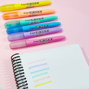 Kit Canetas Marca-texto Lumi Color Soft - 6 Cores Pastel - Pilot