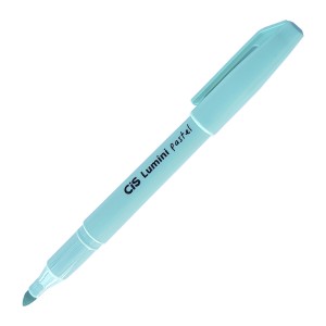 Caneta Marca-Texto Lumini Azul Pastel - Cis