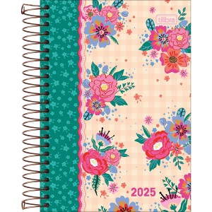 Agenda Espiral Diária 14 x 20 cm Le Vanille 2025 - Tilibra