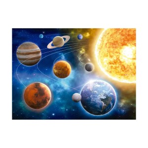 Quebra-cabeça 500 peças - Sistema Solar - Brilha no Escuro - Grow