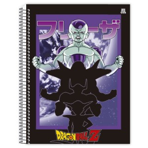 Caderno 10 Matérias Universitário Espiral Dragon Ball Z - Animativa