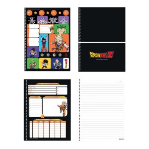 Caderno 1 Matéria Universitário Espiral Dragon Ball Z - Animativa