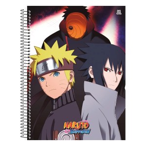 Caderno 1 Matéria Universitário Espiral Naruto - Animativa