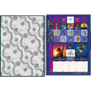 Caderno 10 Matérias Universitário Espiral One Piece Série Connect - Tilibra