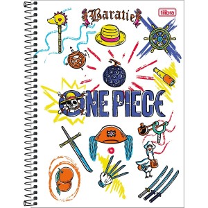 Caderno 1 Matéria Universitário Espiral One Piece Série Connect - Tilibra