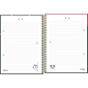 Caderno 10 matérias Universitário Espiral Mickey - Tilibra