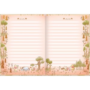 Caderno Brochura Capa Dura Colegial Pooh 80 Folhas - Tilibra