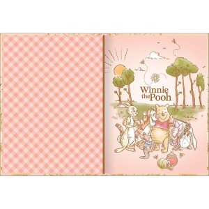 Caderno Brochura Capa Dura Colegial Pooh 80 Folhas - Tilibra