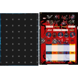 Caderno 10 Matérias Universitário Espiral Spider-Man 2 Game Connect - Tilibra