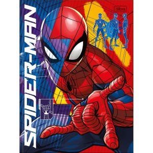 Caderno Brochurão Capa Dura Spider-Man 80 Folhas - Tilibra