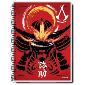 Caderno 1 Matéria Universitário Espiral Assassin's Creed - Credeal