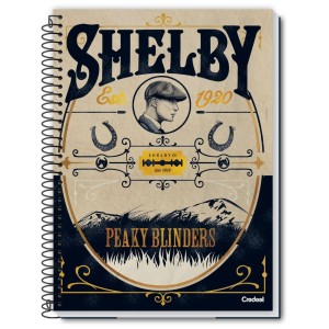 Caderno 1 Matéria Universitário Espiral Peaky Blinders - Credeal