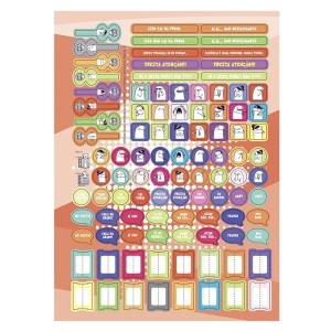 Caderno 10 Matérias Universitário Espiral Flork Me Mimei - Jandaia