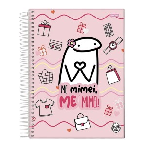 Caderno 1 Matéria Universitário Espiral Flork Me Mimei - Jandaia