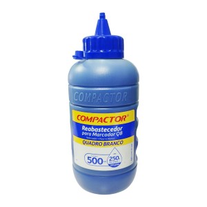 Reabastecedor para Marcador Quadro Branco Azul 500 ml - Compactor