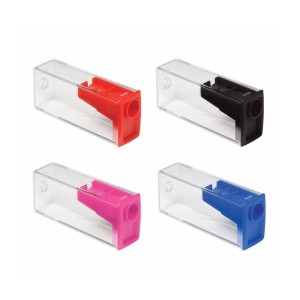 Apontador com Depósito Faber-Castell – Kit com 2 Unidades Sortidas