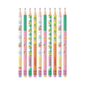 Kit com 10 Lápis Grafite HB Jardim Sortidos - Leo&Leo