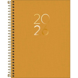 Agenda Executiva Espiral Diária 17,7 x 24 cm Lume 2026 - Tilibra