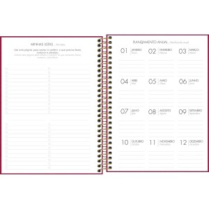 Agenda Executiva Espiral Diária 17,7 x 24 cm Lume 2026 - Tilibra