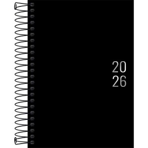 Agenda 2026 Executiva Espiral Diária 12,9 x 18,7 cm Napoli - Tilibra