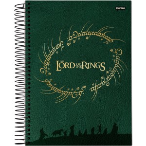 Caderno 1 Matéria Universitário Espiral Senhor dos Anéis - Jandaia