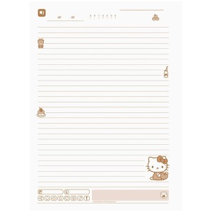Caderno 1 Matéria Universitário Espiral Hello Kitty - Jandaia