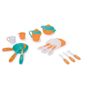 Kit de Cozinha Laranja e Verde - Calesita