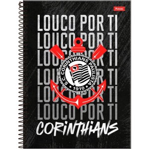 Caderno 10 Matérias Universitário Espiral Corinthians - Foroni