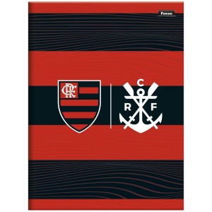 Caderno Brochurão Capa Dura Flamengo 80 Folhas - Foroni