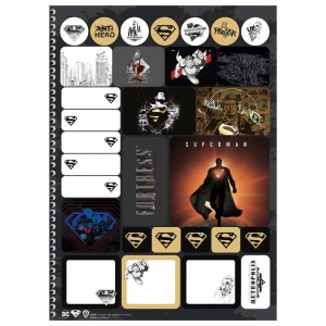 Caderno 1 Matéria Universitário Espiral Superman - Animativa