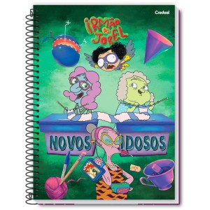 Caderno 1 Matéria Universitário Espiral Irmão Do Jorel - Credeal