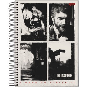 Caderno 10 Matérias Universitário Espiral The Last of Us - Jandaia 