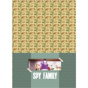 Caderno 1 Matéria Universitário Espiral Spy Family - Jandaia