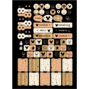 Caderno 1 Matéria Universitário Espiral Mickey Arts Magic - Jandaia