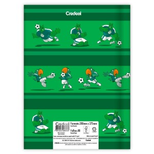Caderno Brochurão Capa Dura Palmeiras 80 Folhas - Credeal