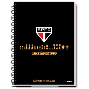 Caderno 1 Matéria Universitário Espiral São Paulo FC - Credeal