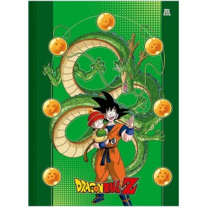Caderno Brochurão Capa Dura Dragon Ball Z 80 folhas - Animativa