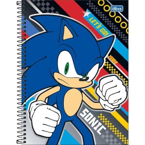 Caderno 1 Matéria Universitário Espiral Sonic - Tilibra