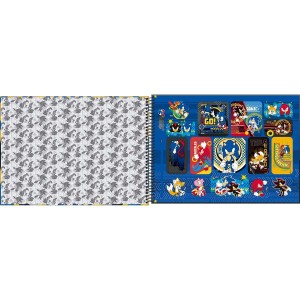 Caderno Sonic Cartografia e Desenho 80 folhas - Tilibra