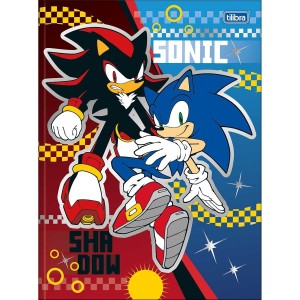 Caderno Brochurão Capa Dura Sonic 80 Folhas - Tilibra