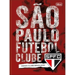 Caderno Brochurão Capa Dura São Paulo FC 80 Folhas - Tilibra