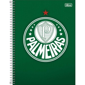 Caderno 20 Matérias Universitário Espiral Palmeiras - Tilibra
