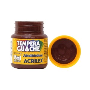 Tinta Guache Acrilex Marrom - 15ml