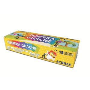 Tempera Guache 12 Cores - Acrilex