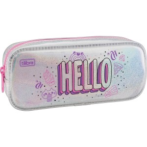 Estojo Grande Capricho - Metalizado Holográfico - Tilibra